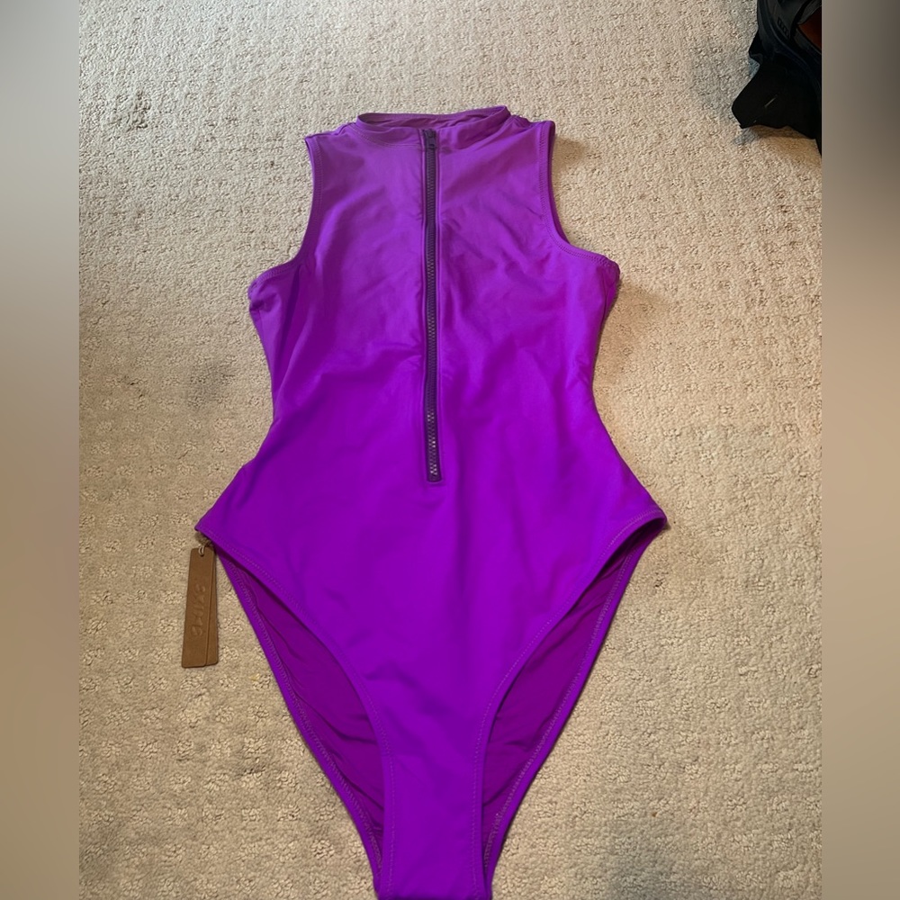 Skims Front Zip One Piece